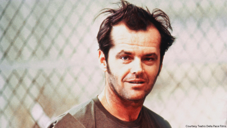 Still of R.P. McMurphy played by Jack Nicholson in One Flew Over The Cuckoo's Nest
