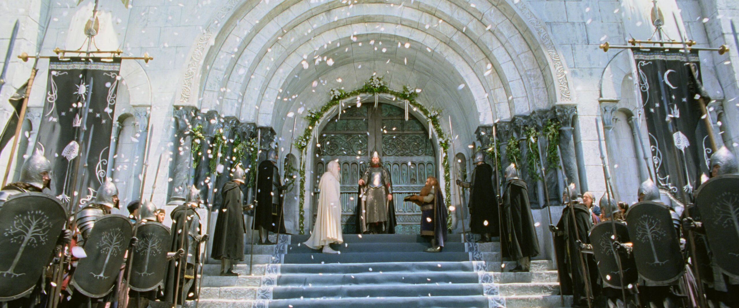 Aragorn and Arwen's wedding.