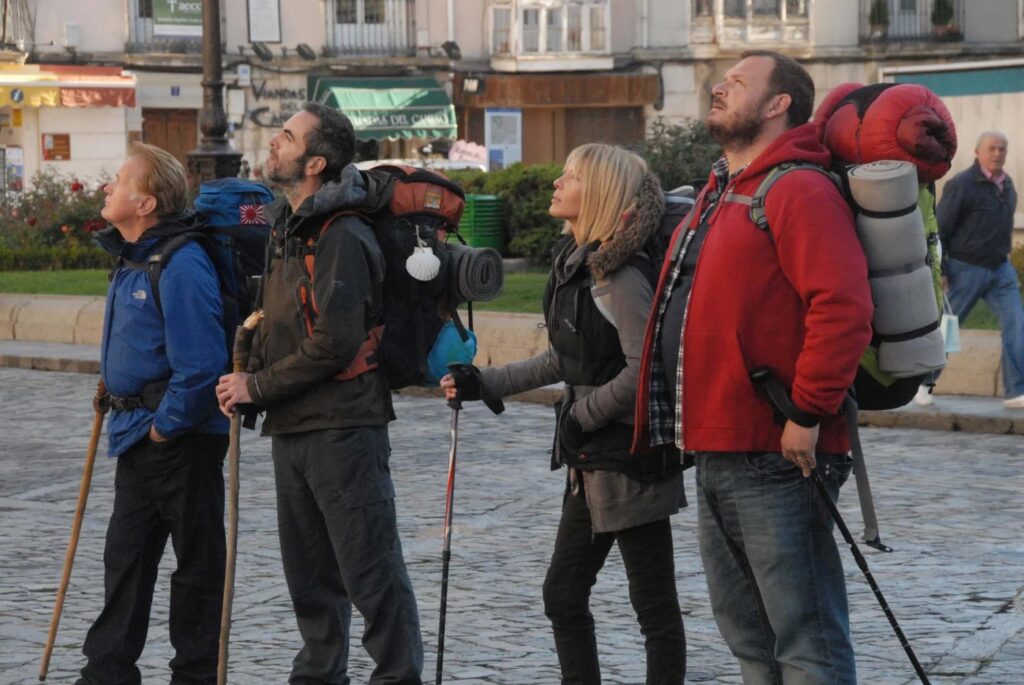 Blog - The Way - Four walkers - side angle