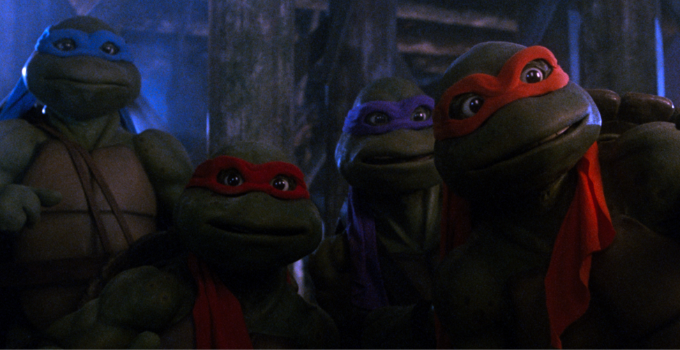 Still from Teenage Mutant Ninja Turtles II: The Secret of the Ooze.